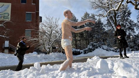 at wellesley debate over a statue in briefs the new york times
