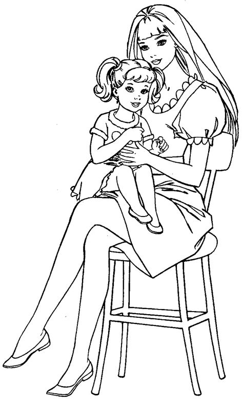 ideas printable barbie coloring pages home family style  art ideas