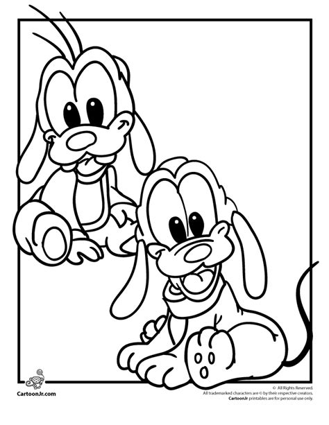 baby disney coloring pages