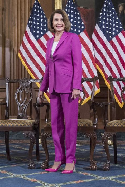 Nancy Pelosi Wears A Pink Suit In The In The New Committee Photo