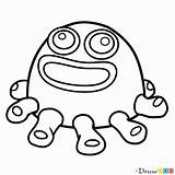Singing Monsters Coloring Pages Draw Jammer Toe Monster Monters Book Printable Step Kids Ghazt sketch template