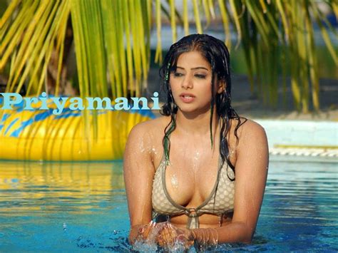 Indian Actress Priyamani Hd Bikini Hot Sexy Wet Photo