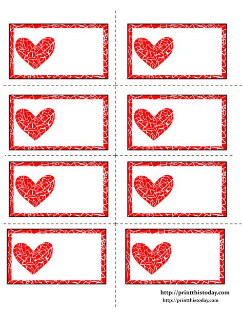 printable valentines day labels fonts borders clipart galore