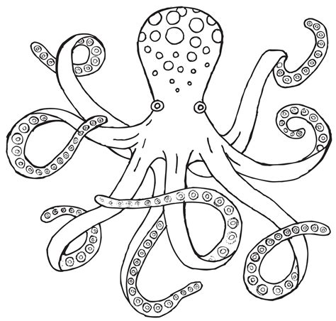 octopus stencil printable printable blank world