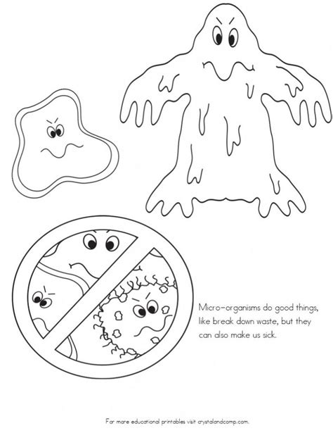 germ coloring pages coloring home