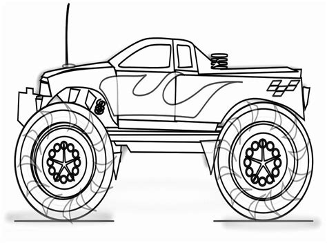 monster truck coloring pages images color pages collection