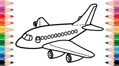 gambar airplane coloring pages print  printable toddlers  rebanas