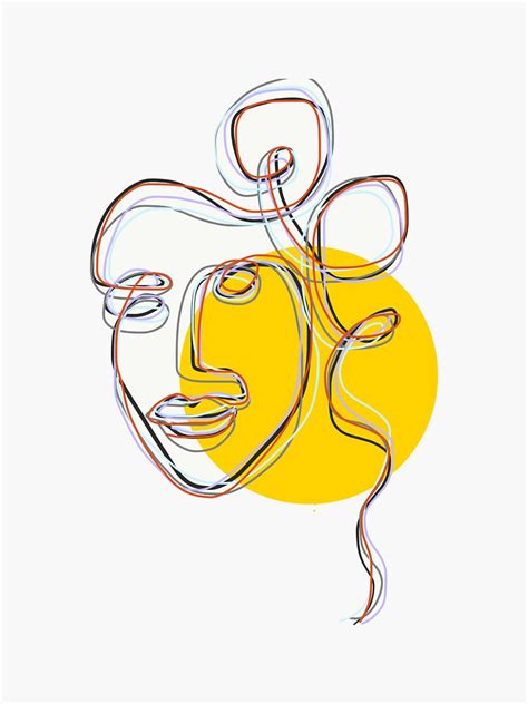 colors outline  face sticker  sale  zwaf redbubble