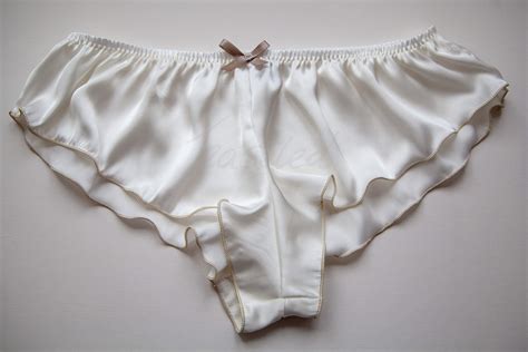 Micro Silky Satin French Knickers Latte