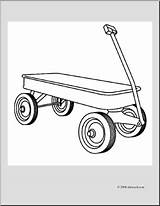 Wagon Coloring Clipart Webstockreview Abcteach Clip sketch template