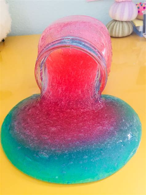 Pretty I Think Its Avalanche Or Raindrop Glitter Slime Homemade