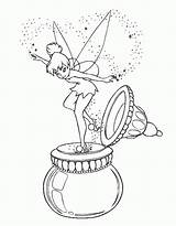 Tinkerbell Coloring Pages Tinker Bell Drawing Clipart Drawings Wonder Flowers Came Bottle Fairies Vase Friends Color Kids Vases Fairy Disney sketch template