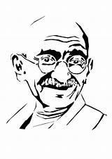 Mahatma Gandhi Gorillaz National Ashoka Pngegg sketch template