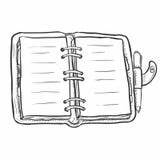Tagebuch Einzelnes Skizzen Organisator Gekritzel sketch template