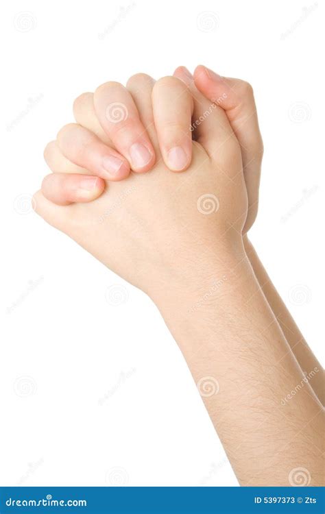 hands closed  prayer stock  image