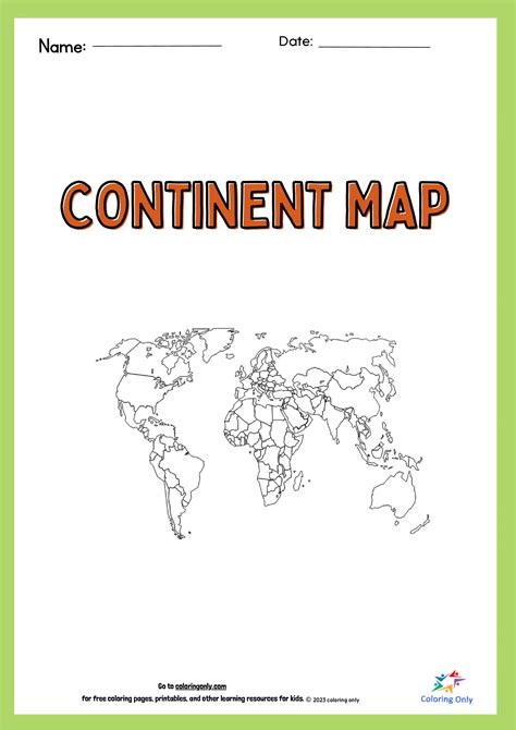 continent map