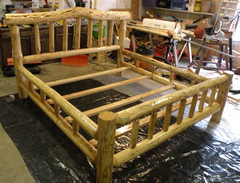 log bed plans  woodworking