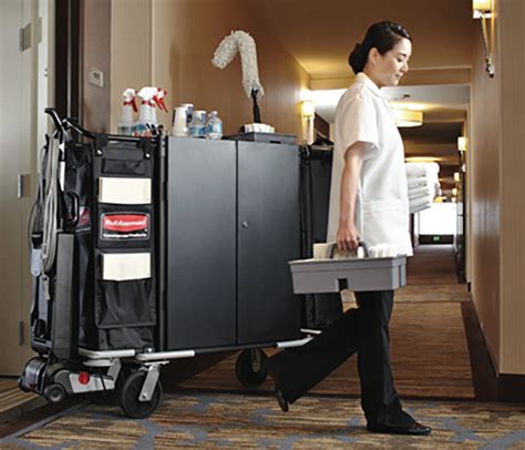Housekeeping Trolley With Label