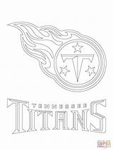 Titans Tennessee Coloring Logo Pages Football Drawing Printable Broncos Nfl Cleveland Print Color Nike Titan Sport Vols Denver Browns Supercoloring sketch template