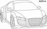 Audi R8 Coloring Car Pages Super Sports Kids Tuning Colouring Print Gt Drawing Cars Transportation Drawings Pdf Open Printable 27kb sketch template