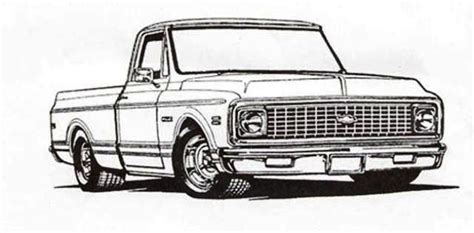 outline chevy truck drawings automotive news