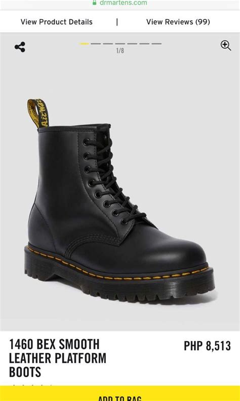 dr martens  bex smooth leather platform boots womens fashion footwear boots  carousell