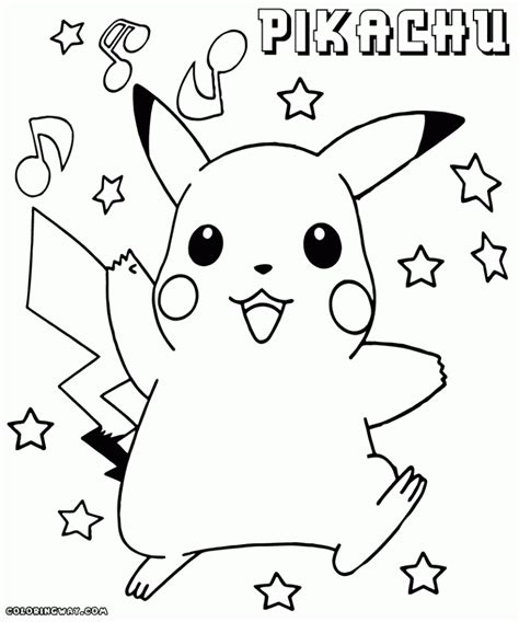 cute pikachu coloring pages tag