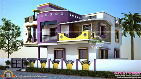 house exterior designs  contemporary style kerala home design  floor plans  dream houses
