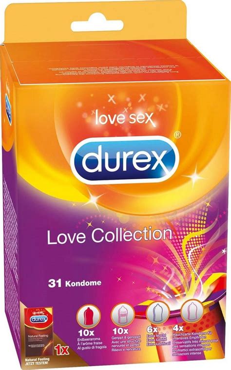 durex kondome love collection packung 31 st otto