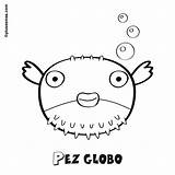 Pez Globo Plusesmas Ocio sketch template