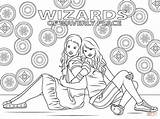 Waverly Place Coloring Wizards Alex Pages Harper Colorare Da Immagini Kids Printable Popular sketch template