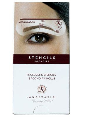 anastasia beverly hills stencils  makeup products brow stencils