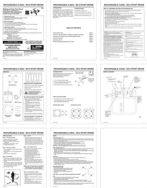 dx  stunt drone instruction manual picture  drone