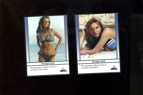 sports illustrated 2006 bridget hall swimsuit card 12 hot actress