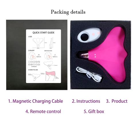 wireless remote control orgasm massager usb rechargeable invisible