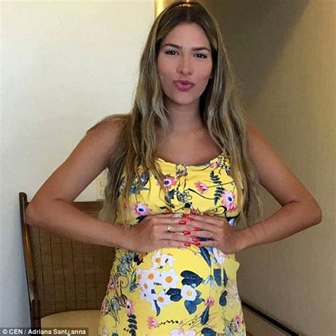 pregnant brazilian model posts a bikini snap on instagram