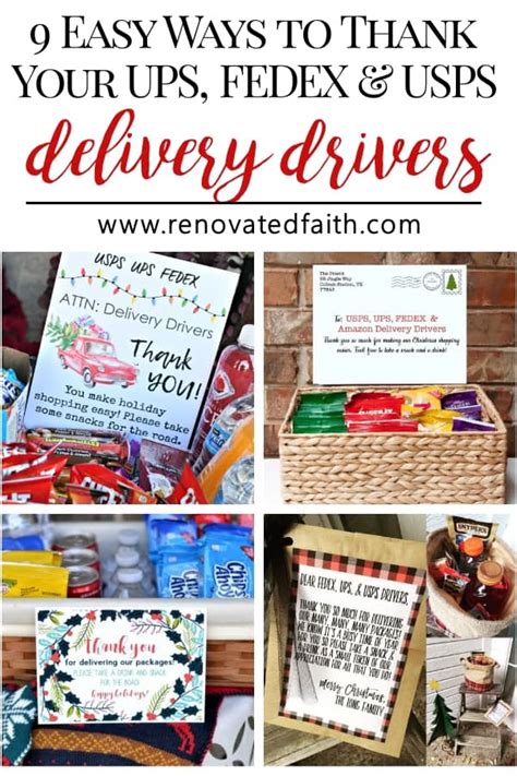 printable delivery driver snack sign printable