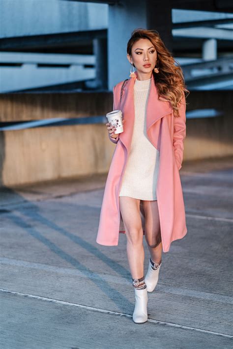 how to style a pink coat to perfection notjessfashion fashion pink