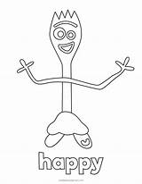 Forky Simpleeverydaymom Ducky Forkie sketch template