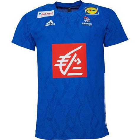 buy adidas mens fhf french handball home jersey blue