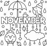 November Colouring Coloring Pages Year Month Thriftymommastips Printable Kids Cute Color Sheets Choose Board sketch template