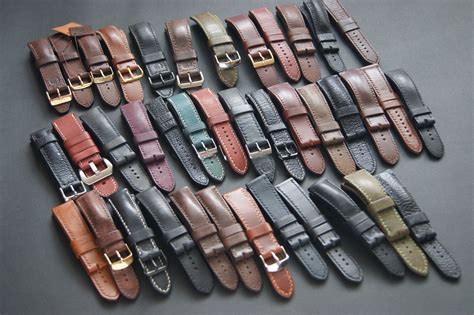 handmade genuine leather  straps etsy