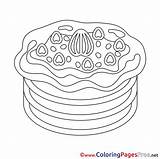 Pancake Kuchen Ausmalbild Coloring Ausdrucken Zugriffe sketch template