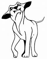 Barking Dog Drawing Getdrawings Coloring Pages Bark sketch template