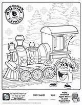 Coloring Meal Happy Mcdonalds Express Holiday Pages Train Sheet Mcdonald Colouring Christmas Activities Dots Connect Sheets Choose Board Kids Time sketch template