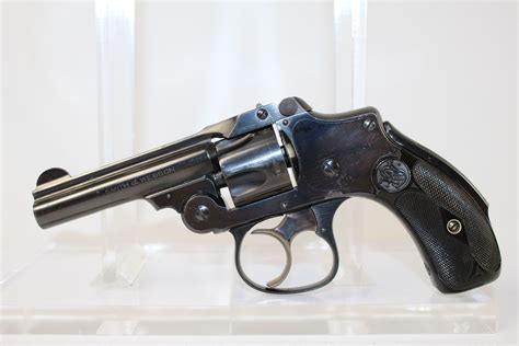 sw smith wesson  safety hammerless double action revolver antique firearms  ancestry guns