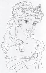 Princesas Princesses Dibujos Princesa Tecido Personagens Bella Fáceis Lápis Fraldas Prinzessin Salvo Girly Bela sketch template