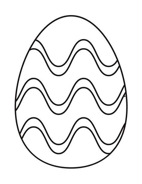 print   easter egg coloring page printable