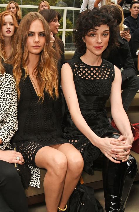 Cara Delevingne And St Vincent At Burberry Show Daily Record