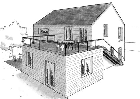 Plan Maison à étage En L Avec Terrasse Ooreka